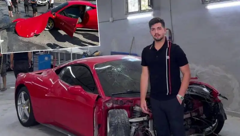 Hurdaya Dönen 15 Milyonluk Ferrari'nin Trajik Hikayesi: Sahibi Konuştu