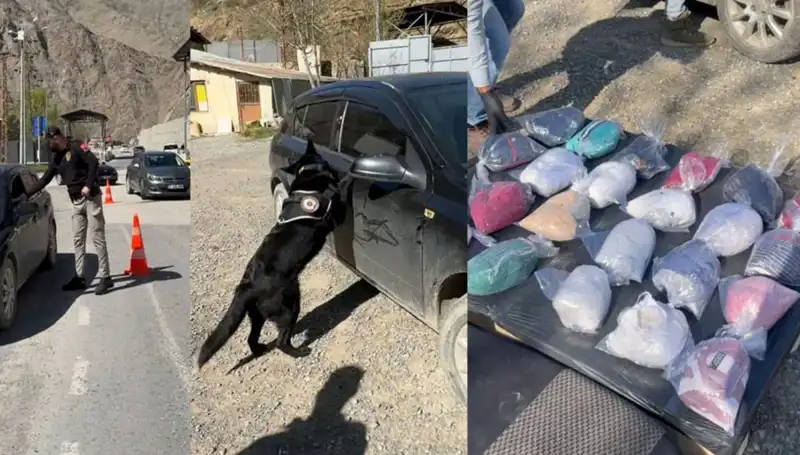 Şüphe Üzerine Durdurulan Otomobilde Uyuşturucu Madde Yakalandı