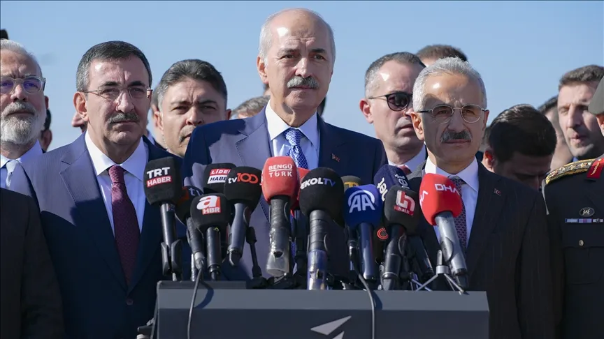 TBMM Başkanı Kurtulmuş ve Cumhurbaşkanı Yardımcısı Yılmaz’dan TUSAŞ’a Ziyaret