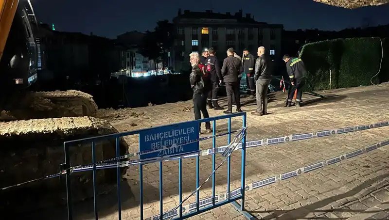 İstanbul'da İnşaat Çalışması Sırasında Büyük Çökme Olayı Yaşandı!
