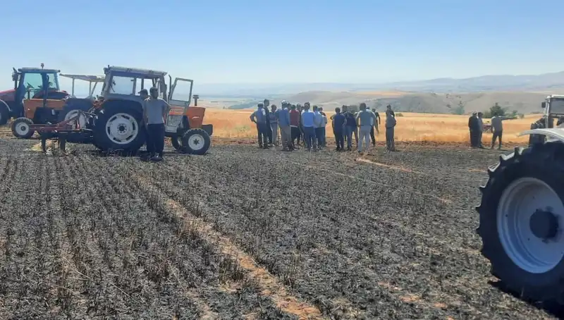 Yozgat'ta Korkutan Yangın: 100 Dönüm Alan Kül Oldu!