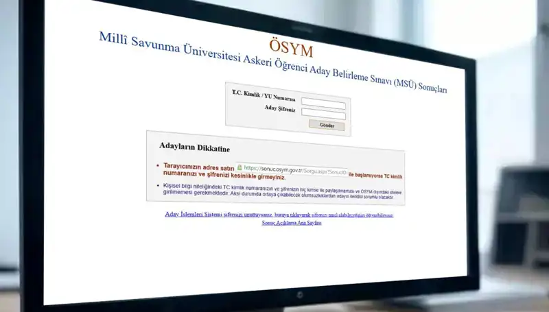 2025 MSÜ Sınav Sonuçları Ne Zaman Açıklanacak? ÖSYM AİS Sorgulama Ekranı Hakkında Bilgiler