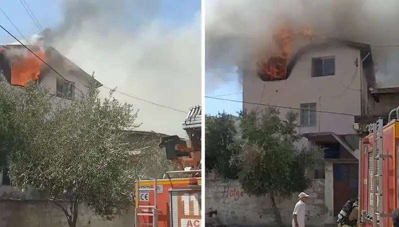 Hatay'da Korkunç Yangın: Küçük Çocuk Hastaneye Kaldırıldı!