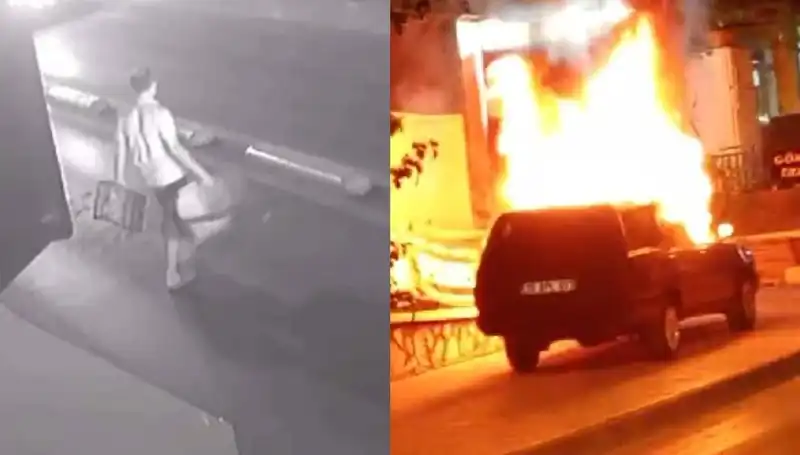 Eşinin Boşanma Talebine Sinirlenen Adam, Aracını Ateşe Verdi!