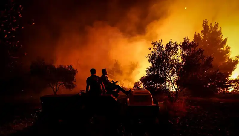 Çanakkale'de Orman Yangını: 785 Kişi Güvenli Bölgelere Tahliye Edildi