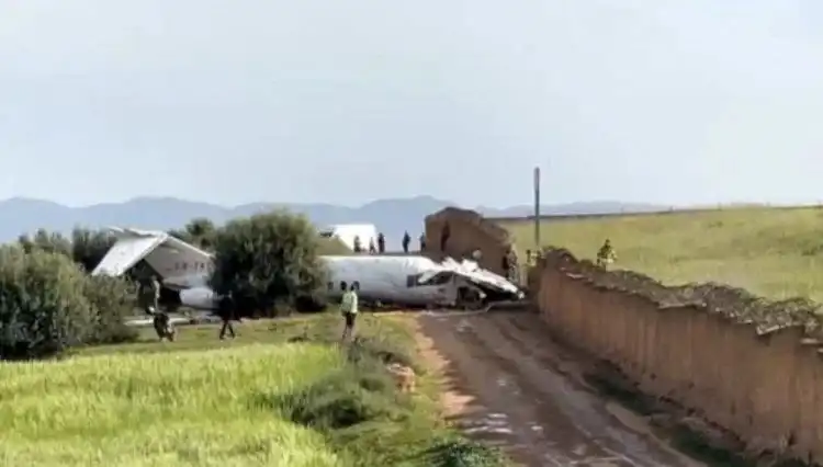 Uçak Kazasında Şaşırtan Detaylar: Pistten Çıkan Uçak Duvara Çarptı