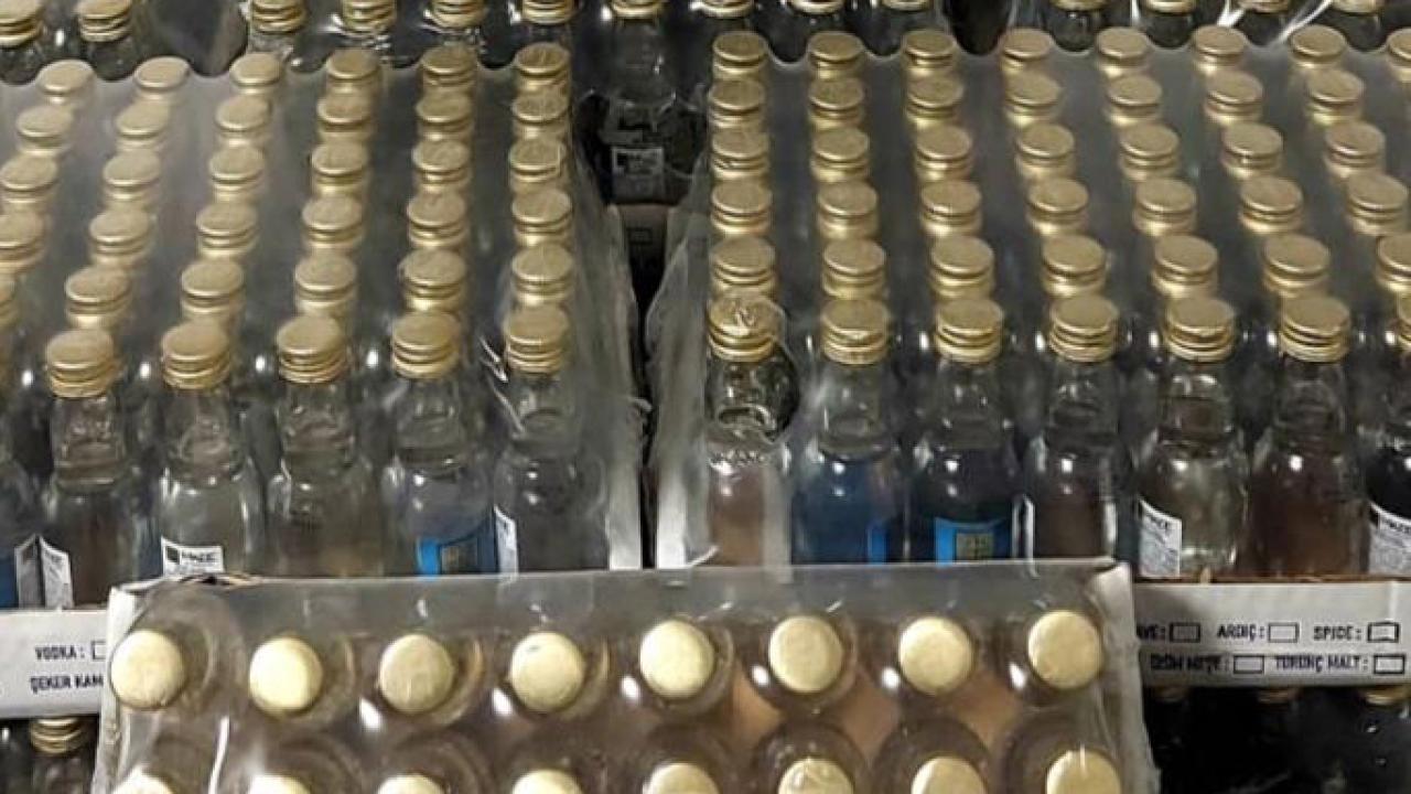 Çengel operasyonunda 40 bin litre sahte içki ele geçirildi