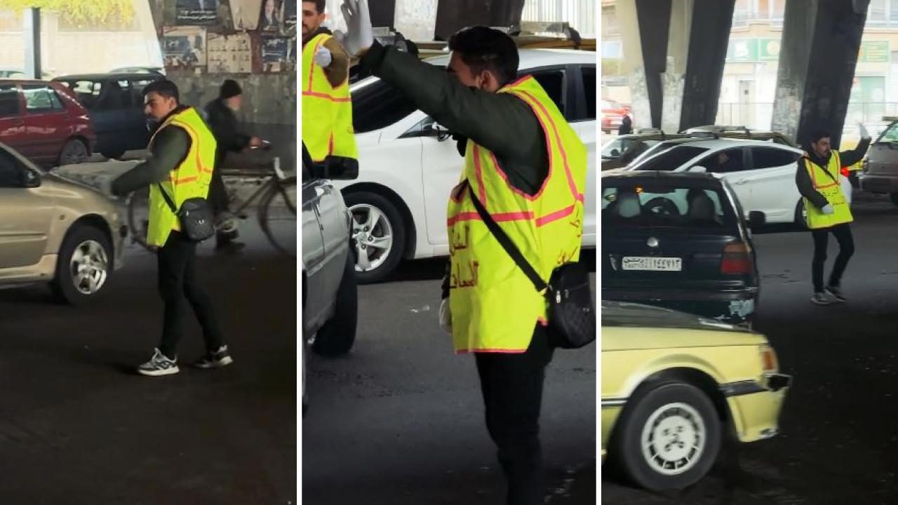 Suriye'de trafik gönüllülerce yönetiliyor