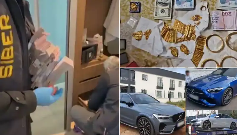 39 Şehirde Gerçekleştirilen Operasyonda 568 Gözaltı: Para, Altın ve Lüks Araçlar Ele Geçirildi