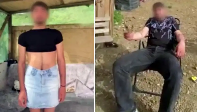 Hırsızları Eşofman Yerine Kadın Kıyafeti Giydirip Video Çektiler