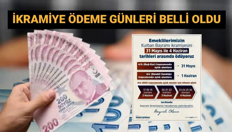 Emekli Bayram İkramiyeleri Hesaplara Ne Zaman Geçecek? Tüm Detaylar Burada!