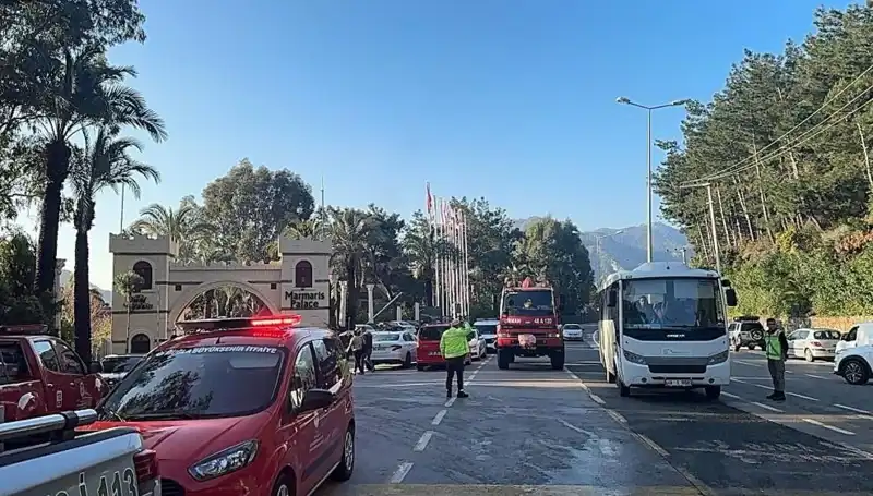 Muğla'da Lüks Otelde Yangın Paniği: Konuklar Tahliye Edildi