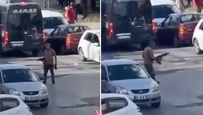 Başakşehir'de Pompalı Tüfekle Sokağa Çıkan Saldırgan Vatandaşları Korkuttu!