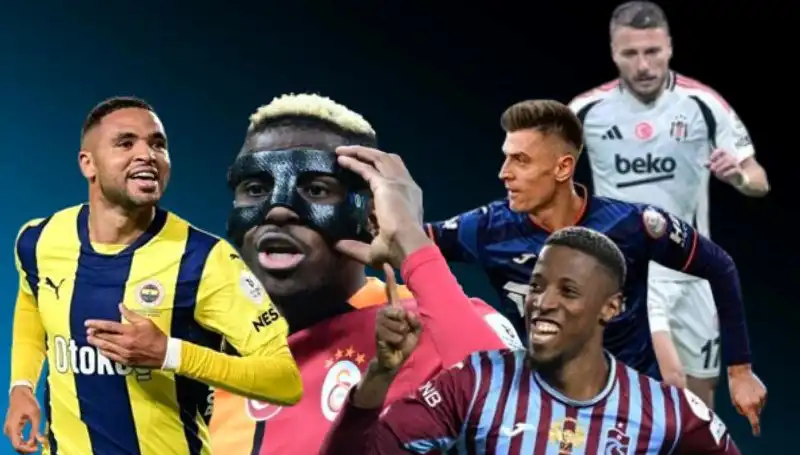 Süper Lig Gol Krallığı Yarışı Kızıştı: Osimhen, Banza ve En-Nesyri'nin Güncel Durumu